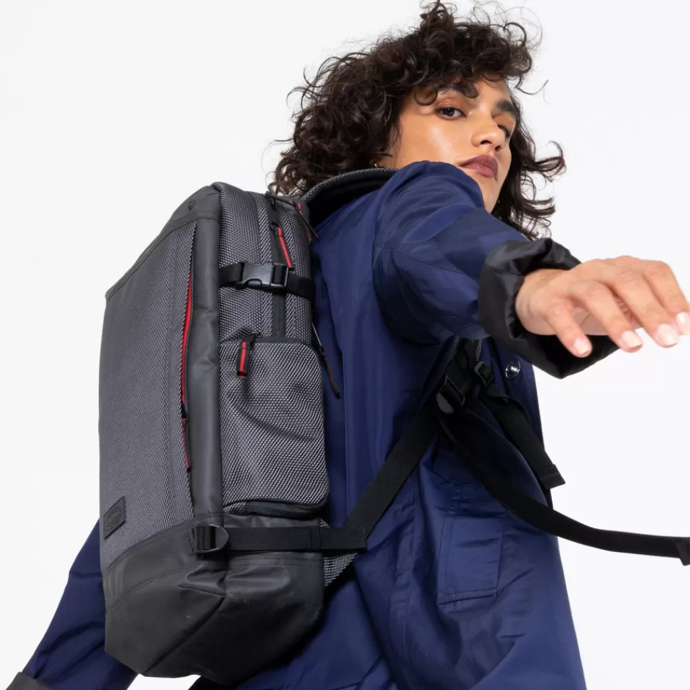 Eastpak Tecum M Cnnct Accent Grey- School Backpacks